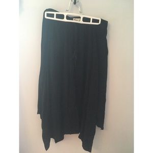 Hollister black long summer skirt